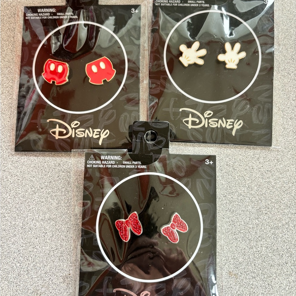 Disney Mickey Mouse Minnie Mouse Earring Set